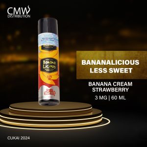Bananalicious Less Sweet 3mg 60ml