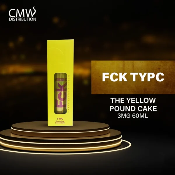 FCK TYPC The Yellow Pound Cake 3mg 60ml By Fck