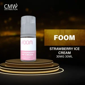Foom Liquid 30mg 30ml Strawberry Ice Cream Salt by Foom Lab