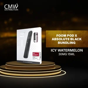Foom Pod X Absolute Black Bundling Icy Watermelon 30mg 15ml