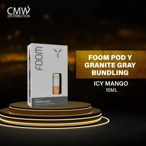 Foom Pod Y Granite Gray Bundling Liquid Icy Mango 15ml