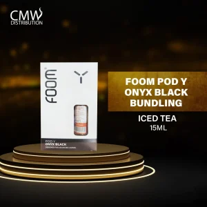 Foom Pod Y Onyx Black Bundling Liquid Iced Tea 15ml