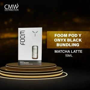 Foom Pod Y Onyx Black Bundling Liquid Matcha Latte 15ml