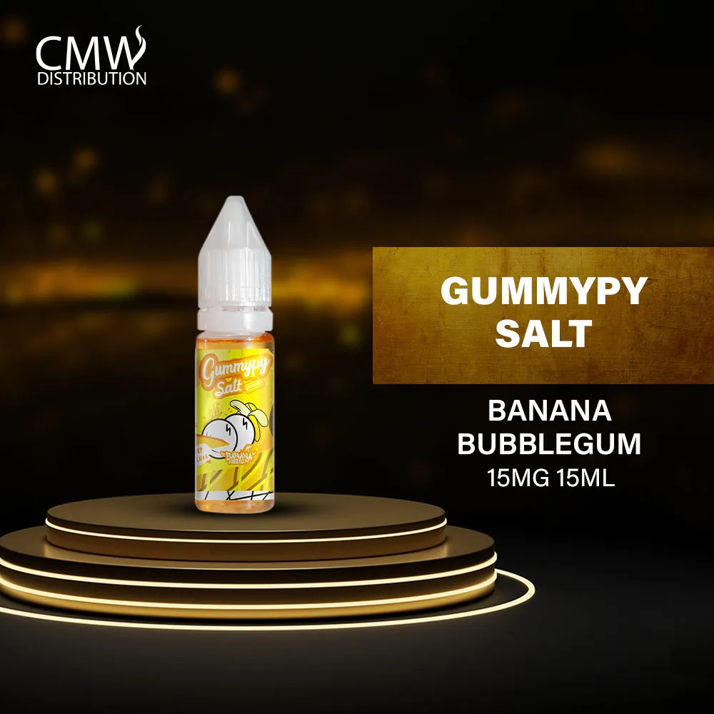 Gummypy Banana Salt 15mg 15ml By CMMG Brew