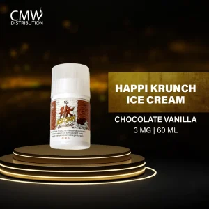 Happi Krunch Chocolate Ice Cream 3mg 60ml By Wise