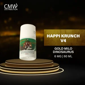 Happi Krunch V4 Gold Milo Dinosaurus 6mg 60ml By Wise
