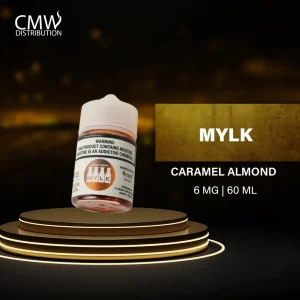 Mylk Caramel Almond 6mg 60ml By Brewell MFG USA
