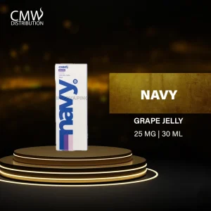 Navy Grape Jelly Saltnic 25mg 30ml By CMMG