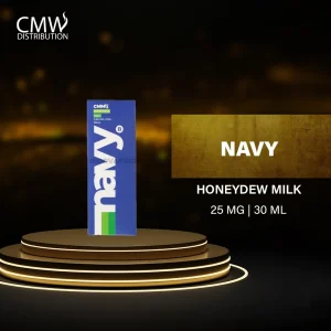 Navy Honeydew Milk Saltnic 25mg 30ml By CMMG