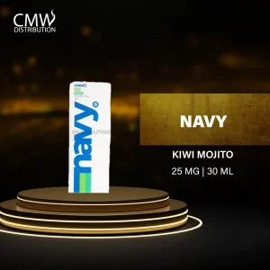 Navy Kiwi Mojito Saltnic 25mg 30ml By CMMG