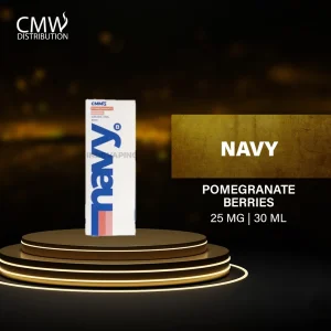 Navy Pomegranate Berries Saltnic 25mg 30ml By CMMG