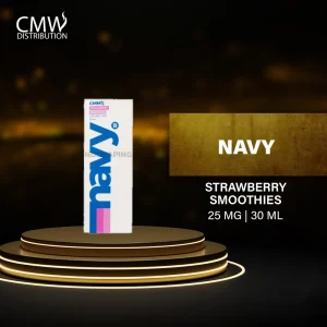 Navy Strawberry Smoothies Saltnic 25mg 30ml By CMMG