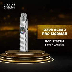 Oxva Xlim Pro 2 1300mAh Authentic Silver Carbon