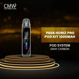 PAVA Horiz Pro Pod Kit 1000mAh Authentic Gray Carbon