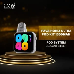 PAVA Horiz Ultra Pod Kit 1300mAh Authentic Elegant SIlver