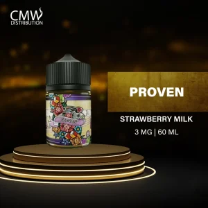 Proven Strawberry Milk 3mg 60ml By Suicide Bunny