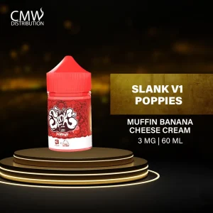 Slank V1 Poppies 3mg 60ml By Vapezoo x Slank