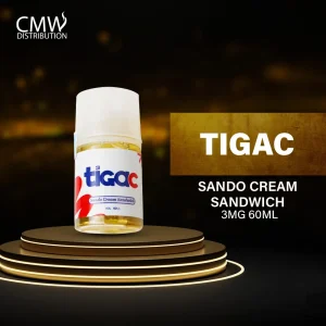 Tigac Liquid Sando Cream Sandwich 3mg 60ml By Tigac