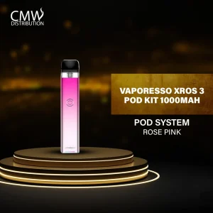 Vaporesso Xros 3 Pod Kit 1000mAh Authentic Rose Pink