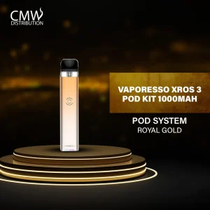 Vaporesso Xros 3 Pod Kit 1000mAh Authentic Royal Gold