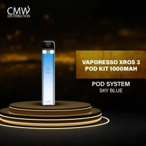 Vaporesso Xros 3 Pod Kit 1000mAh Authentic Sky Blue