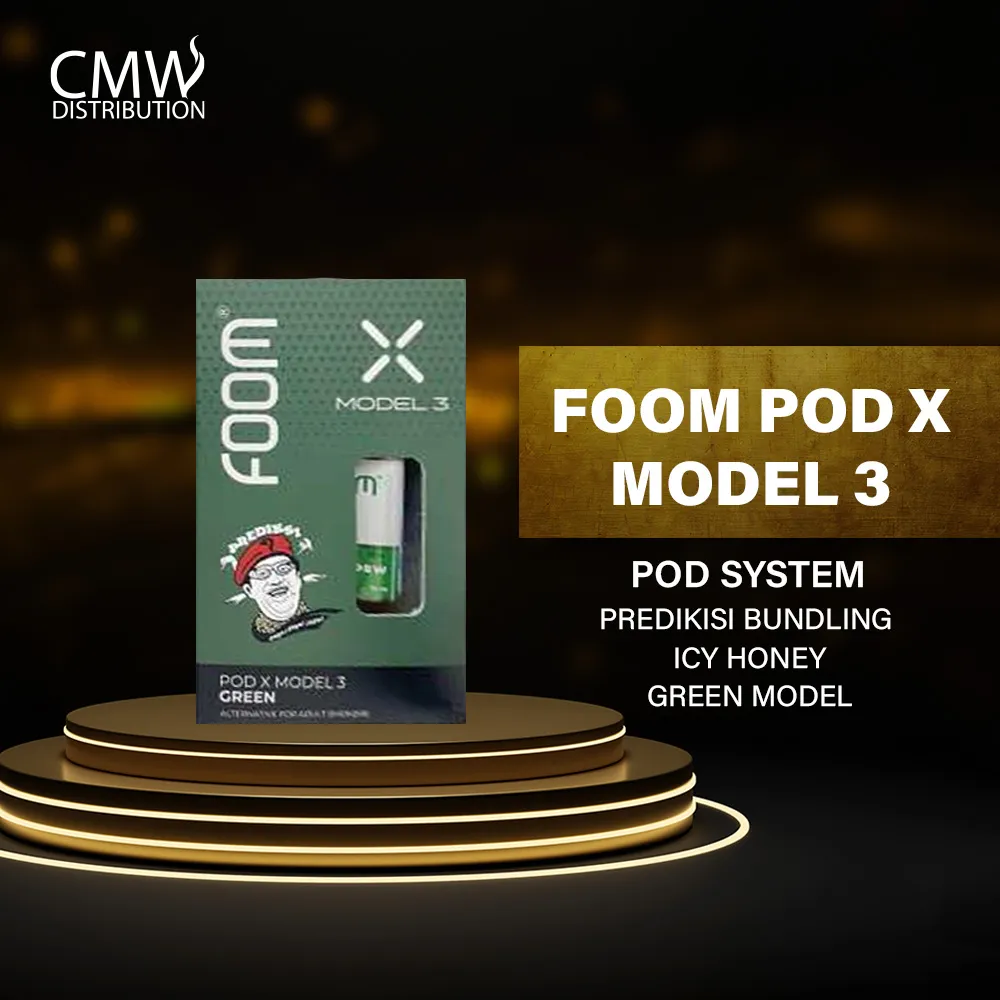 Foom Pod X Green Model 3 by The Prediksi Bundling Icy Honey