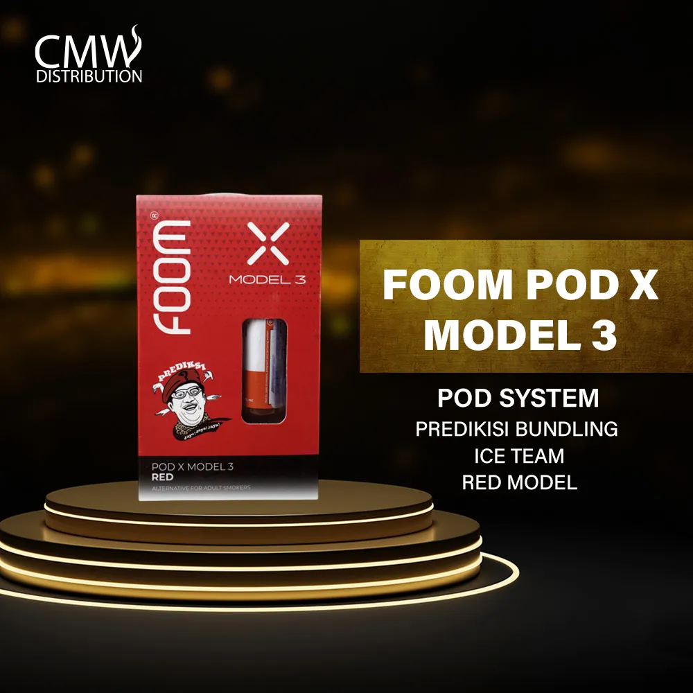 Foom Pod X Red Model 3 by The Prediksi Bundling Iced Tea