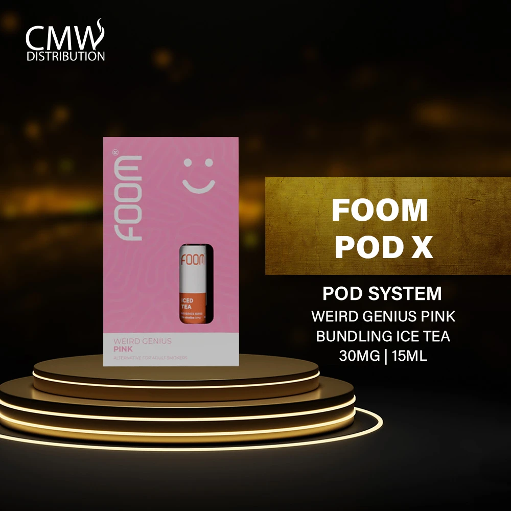 Foom Pod X Weird Genius Pink Bundling Iced Tea 30mg