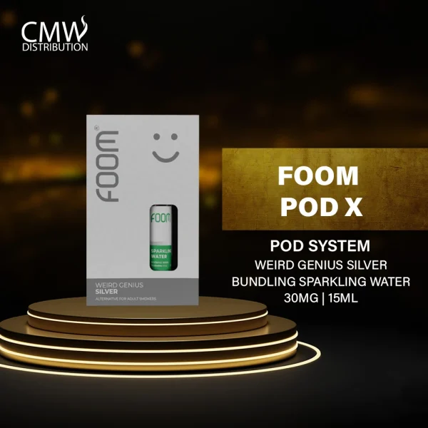 Foom Pod X Weird Genius Silver Bundling Sparkling Water 30mg