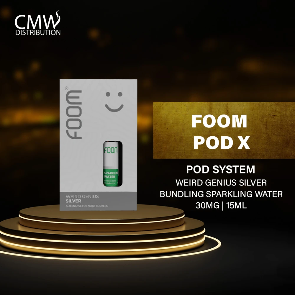 Foom Pod X Weird Genius Silver Bundling Sparkling Water 30mg