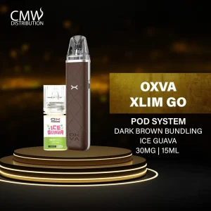 Oxva Xlim Go X Oxpassion Dark Brown Bundling Ice Guava 15ml