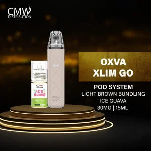 Oxva Xlim Go X Oxpassion Light Brown Bundling Ice Guava 15ml