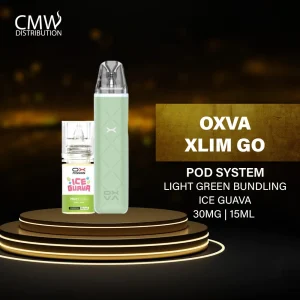 Oxva Xlim Go X Oxpassion Light Green Bundling Ice Guava 15ml