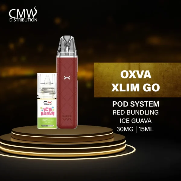 Oxva Xlim Go X Oxpassion Red Bundling Ice Guava 15ml