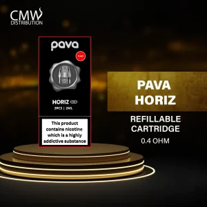 PAVA Horiz Pod Refillable Catridge 0.4 Ohm (1 Pcs)