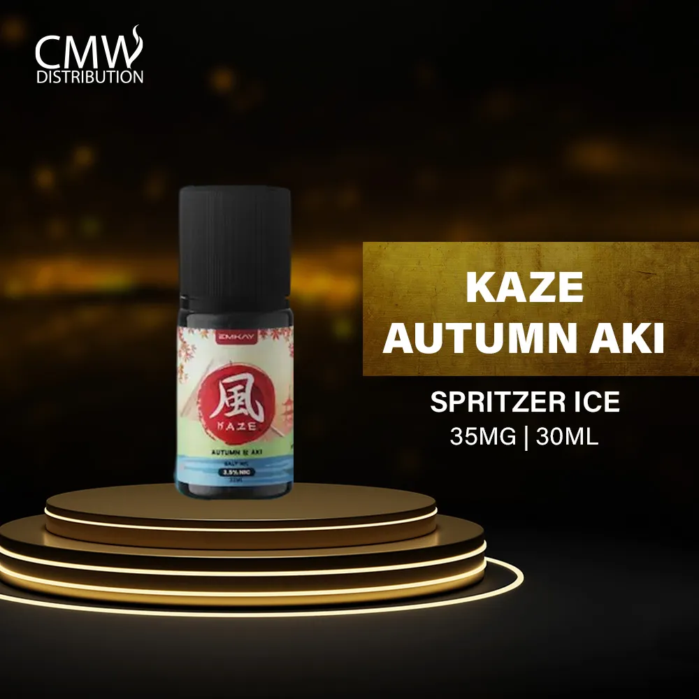 Kaze Autumn Aki Salt 35mg 30ml By CMW Distribution