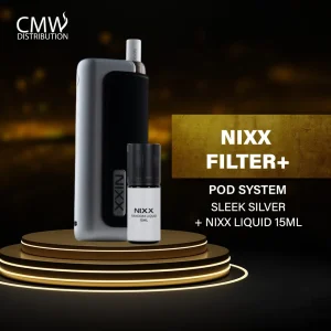 NIXX Filter Plus Sleek Silver Bundling Liquid 15ml