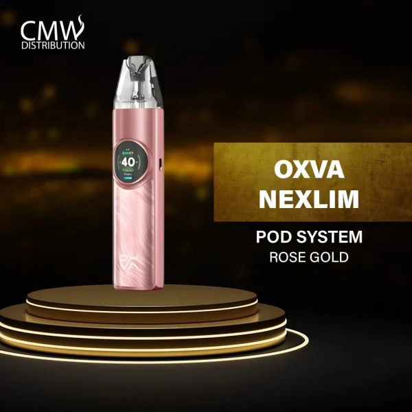 Oxva Nexlim Pod Kit 1500mAh Authentic Rose Gold