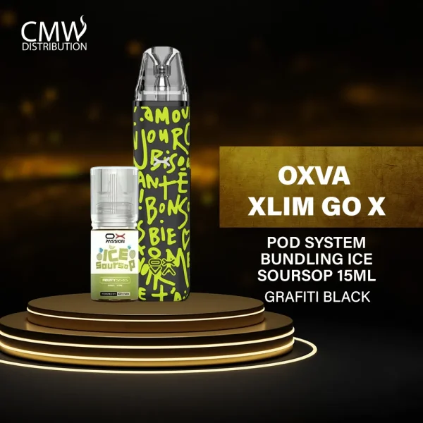 Oxva Xlim Go X Oxpassion Grafiti Black Bundling Ice Soursop