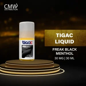 Tigac Cigarette Series Black Menthol 30mg 30ml By Tigac