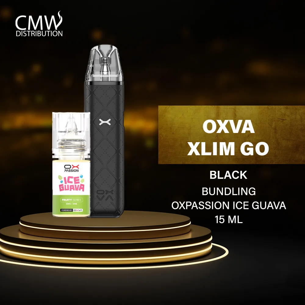 Oxva Xlim Go X Oxpassion Black Bundling Ice Guava 15ml