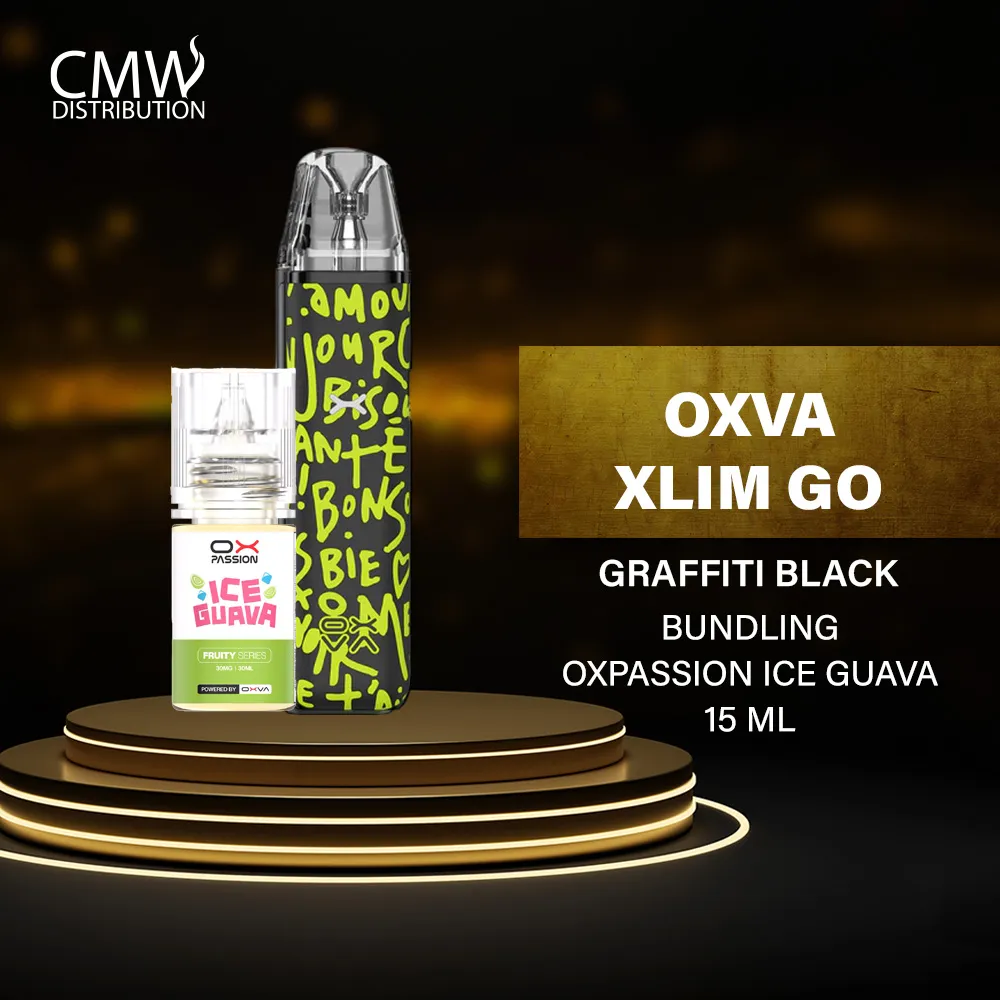 Oxva Xlim Go X Oxpassion Grafiti Black Bundling Ice Guava