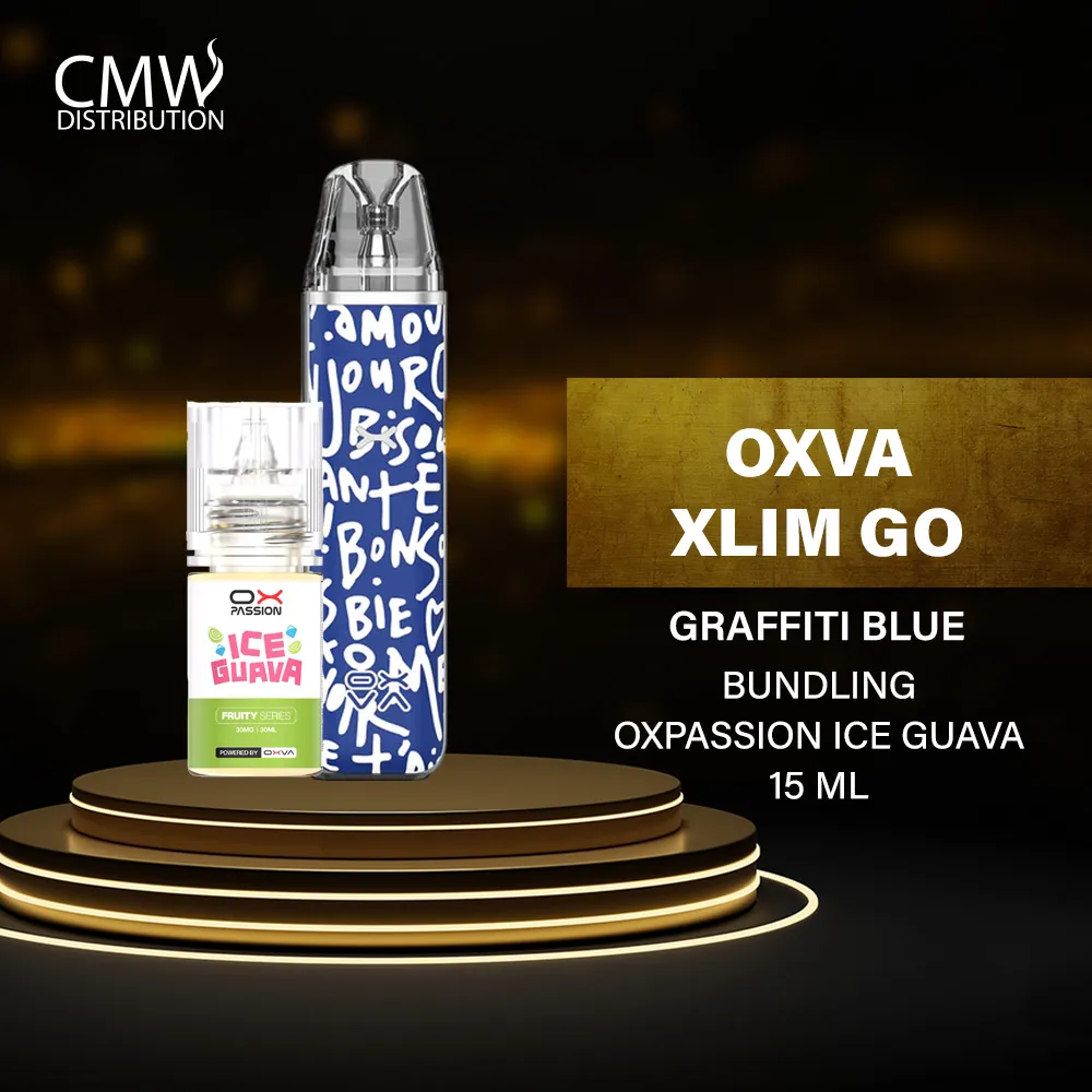 Oxva Xlim Go X Oxpassion Grafiti Blue Bundling Ice Guava