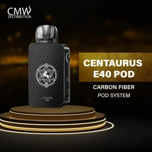 Centaurus E40 Pod Kit 40W 1400Mah Authentic Carbon Fiber
