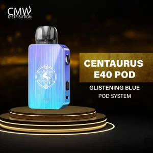 Centaurus E40 Pod Kit 40W 1400Mah Authentic Glistening Blue