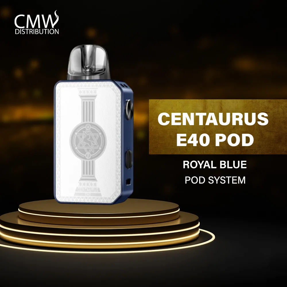 Centaurus E40 Pod Kit 40W 1400Mah Authentic Royal Blue