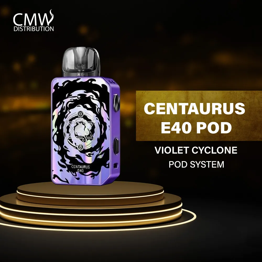 Centaurus E40 Pod Kit 40W 1400Mah Authentic Violet Cyclone